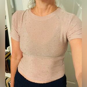 Sparkling Short Sleeve Women's Top